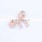 European Classic Platinum Micro Explosion Zircon Fashion Exquisite Bow Brooch Men Wedding Brooch