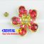 Assorted colors fresh style metal flower,craft metalware flower pieces,shoes decorative metal flowers