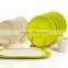 biodegradable reusable eco friendly plant bamboo fiber square plates                        
                                                Quality Choice