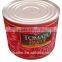 canned tomato paste for 2200gm,hot sale!