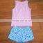 SUMMER NEW DESIGN CHILDREN FASHION SLEEVELESS VEST AND PANTS CHILDREN SETS