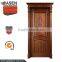 high quality decorative villa/apartment entrance walnut single wood carved doors