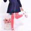 Girl's Fashion Multiple Color Jacquard Custom Logo Wholesale Cheap Cotton Tights