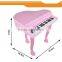plastic electrical musical princess piano toy for kids