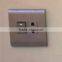 Middle East S0905 1gang double 2sockets wall switch