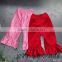 china wholesale kids clothing balloon fit pants for kids Minky dots persnickety wholesale ruffle pants