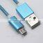Direct manufacturer aluminum micro usb charging & sync cable