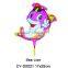 2016New arrival cup stick Clown shaped foil balloon for party decoration