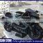 2013 marble black motorcycle statue