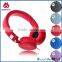 Super-bass stereo foldable leather headset for travelling