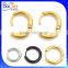 WomensRound Circle Gold Plated Hoop Earring/Surgical 316L Stainless Steel Big Large Hoops Earrings                        
                                                Quality Choice