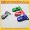 Yukai plastic clip with gripping teeth/small plastic badge clip