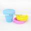 China Supplier Hot Selling High Quality Heat Resistance Folding Silicone Cup