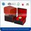 Custom Covered PU Leather Luxury Watch Case Box With Pillow
