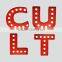 Customized lighting LED letters table lamp &desk lamp & decorative wall lampe T008(A-Z)