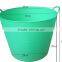 Flexible plastic buckets,large plastic basin,Shopping basket