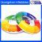 Inflatable Colourful Rainbow PVC Swimming Ring Floats
