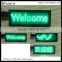 Factory price Red 7. 8'' x 3'' Yellow 1238 Programmable LED scrolling message Badge