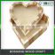 Love Heart Shape Wood Jewelry Box