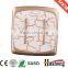 220V Cracked ice pattern 15A wall socket for hotel