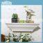 White Three-piece Wooden Wall Mounted Rack