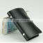 Natural smooth leather office name card holder business card holder