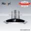 Cooking equipment 3 layer Aluminum filter kitchen exhaust slim range hood prices