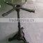 Quality product antique finish cast iron black table base F31