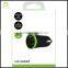 Wholesale Portable single USB With Green LED Light Ultra Compact Phone Car Charger
