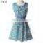 fashion office lady dress 2015 sleeveless beach dress