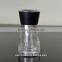 6 Colors Glass spice jar set round glass spice grinder