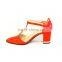 Low-mid Block Heel Dress Shoes Patent Leather Dress Shoes Mary Jane Dress Shoes