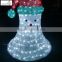 High quality 3d led christmas light snowman lovely snowman top hat nice lighted glitter snowman
