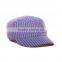 popular custom wholesale cotton striped design full print military cap/army hat