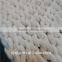 Wholesale fashion hand knitted white merino wool blanket