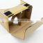 2016 New Arrival Virtual Reality 3D Google Glasses, DIY Google Cardboard Box 3D Glasses for 3.5-6.0 inch phones