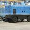 Motor driven portable screw air compressors