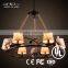 Resin Creative Bird Cloth Lamp Shade Lighting Iron Handmade Hemp Rope Light