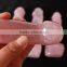 high quality lifelike masturbation natural rose quartz dildo for women huge crystal dildo
