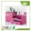 PU leather storage box Cosmetic Organizer case with drawers