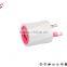 USB adaptor EU PLUG mobile used wall charger mirco USB Fast charging unique shape wall charger Customized made color