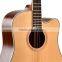 matt finish full size solid spruce acoustic guitar
