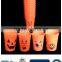 smiling pumpkin face bat design plastic cup