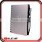 spiral sliver aluminium cover notebook with pen