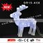 Acrylic outdoor LED light up standing reindeer