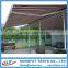Outdoor motorized retracatable free standing awning