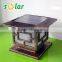 Sunpowered garden lamp post LED solar light fence post cap pillar light(JR-3018)