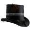 New 2015 STEAMPUNK TOPPER GENUINE COWHIDE LEATHER HAT