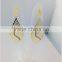 Stainless Steel newest style laser cut patterns earring