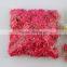 Appliques Garment Accessories Satin Ribbon Flowers Fabric Flower With Rhinestone For Baby Girls Headbands